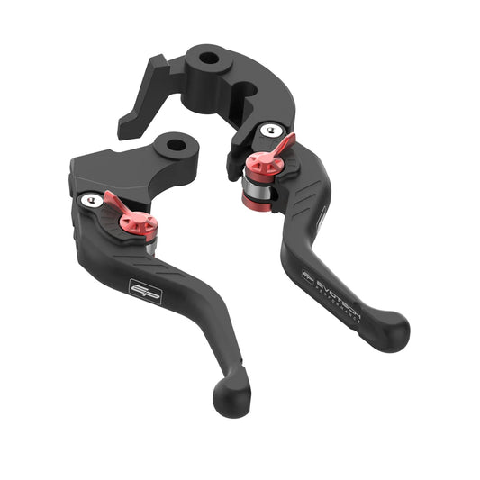 Yamaha Tracer 9 (2025 - On) Evo Short Brake and Clutch Lever Set - Evotech Performance