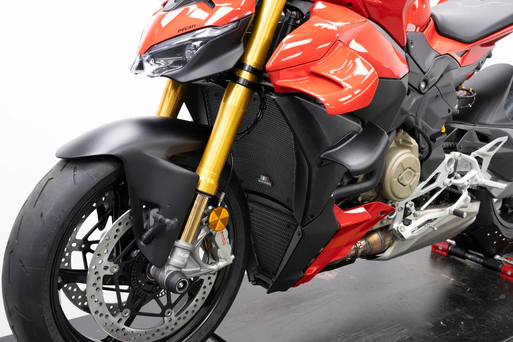 Ducati Streetfighter V4 & S (2025+) Radiator Guard Set. Evotech Performance.