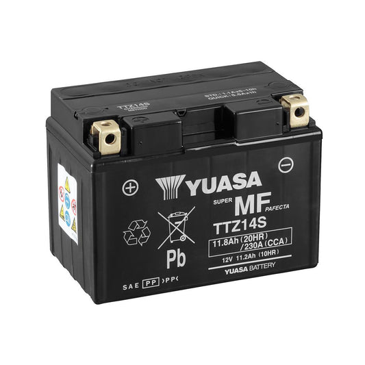 Yuasa TTZ14S (WC) 12V Factory Activated MF VRLA Battery