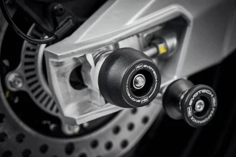 Aprilia Tuono 660 Factory (2021+) Rear Spindle Bobbins - Evotech Performance